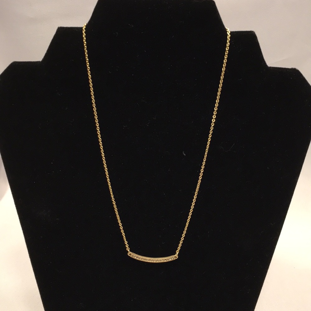 3/$30 NWOT gold bar necklace from Lia Sophia